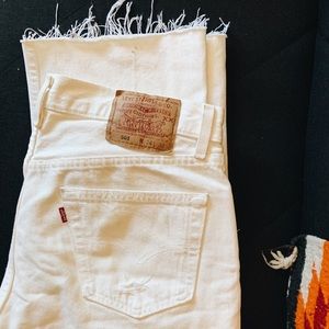 Vintage 501 Levis distressed button fly